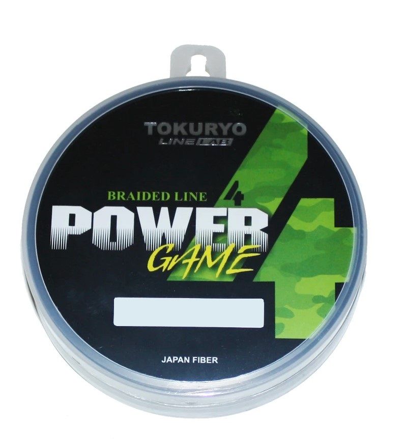 Tokuryo Леска плетеная (шнур) TOKURYO POWER GAME X4 LIGHT GREEN (PGX4LG25 (150 м 0,27мм)