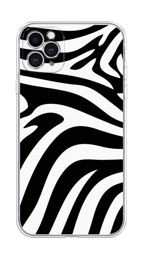 

Чехол на Apple iPhone 11 Pro Max "Полоски зебры", Черный;белый;бежевый, 12250-1