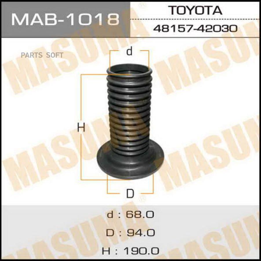 

Пыльник амортизатора TOYOTA MASUMA MAB-1018