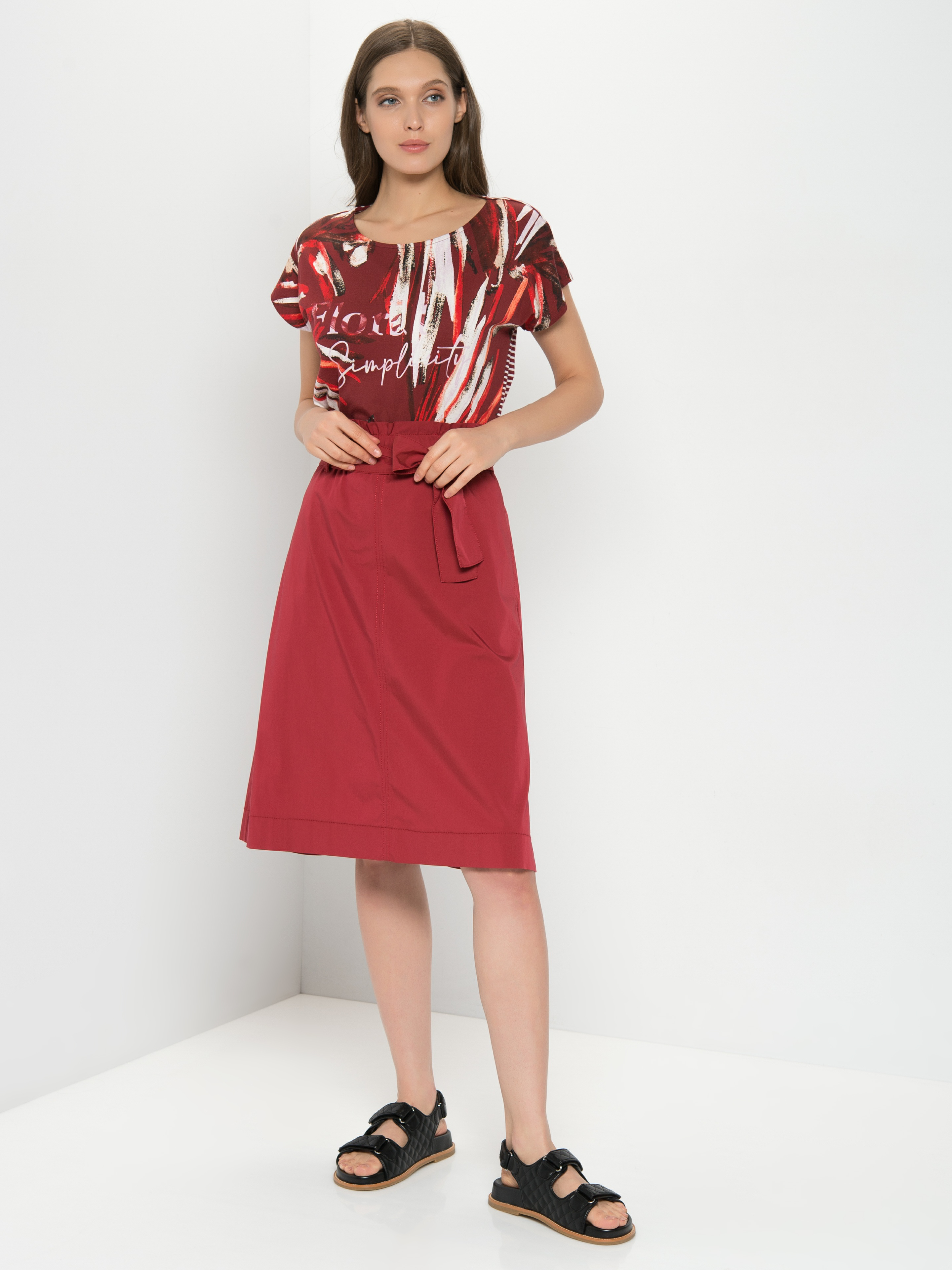 

Юбка женская Gerry Weber 710020-31251-60695 красная 36, 710020-31251-60695