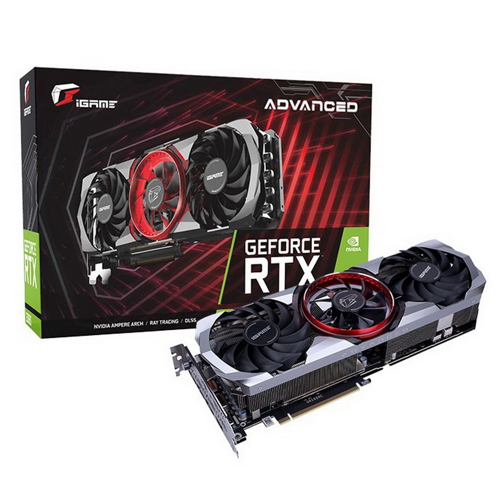 фото Видеокарта colorful igame geforce rtx 3080 advanced oc 10g-v