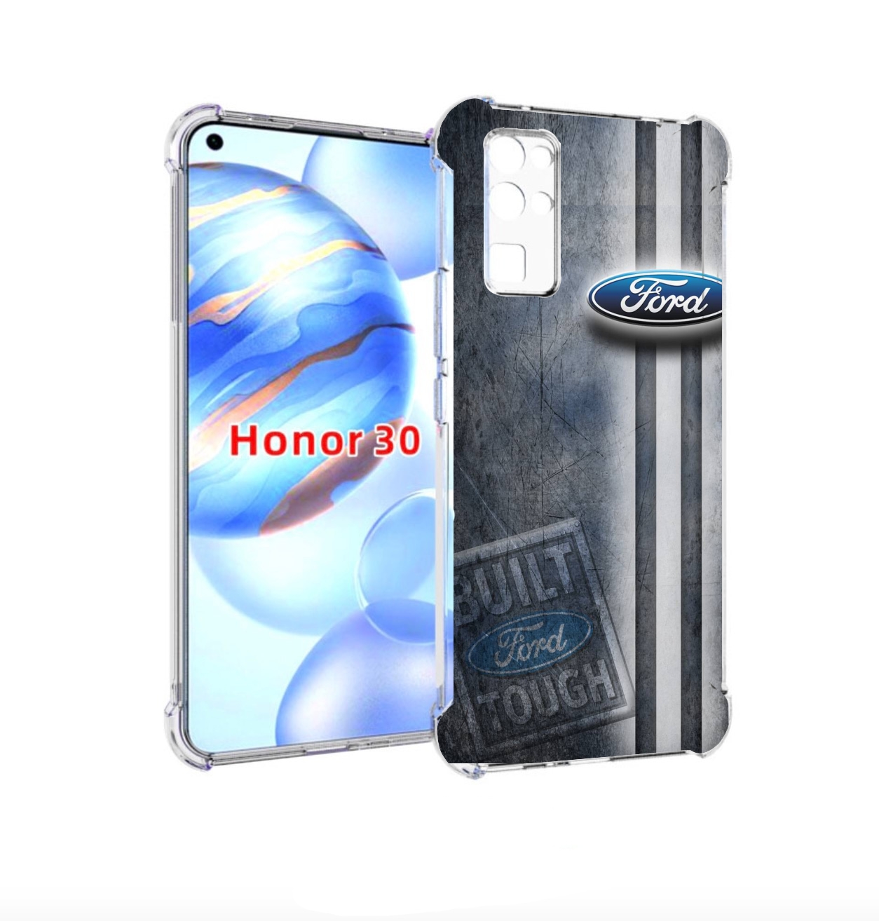 

Чехол бампер MyPads ford форд 2 для Honor 30 (BMH-AN10) противоу, Прозрачный, Tocco