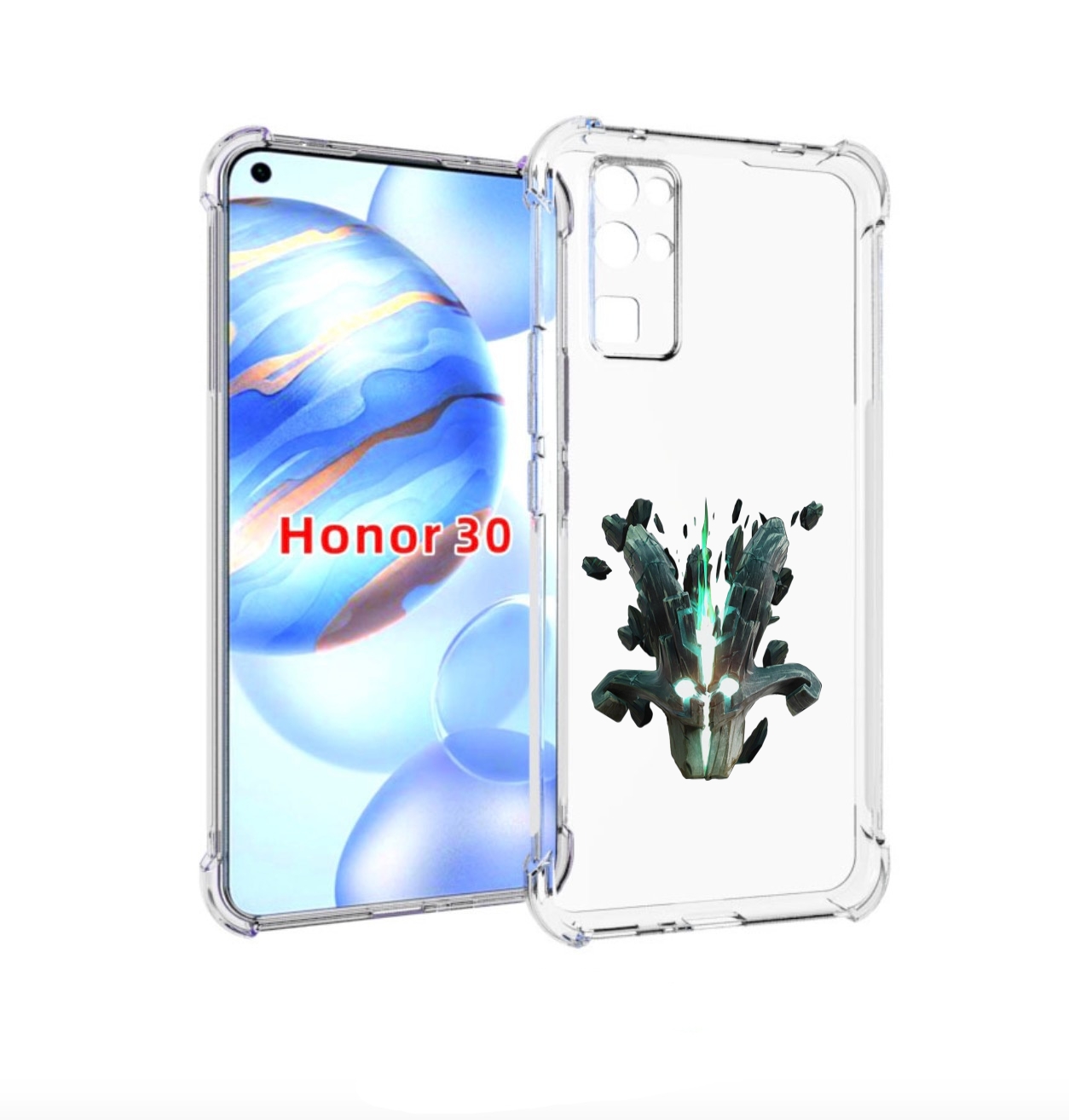 

Чехол бампер MyPads dota 2 juggernaut для Honor 30 (BMH-AN10) пр, Прозрачный, Tocco