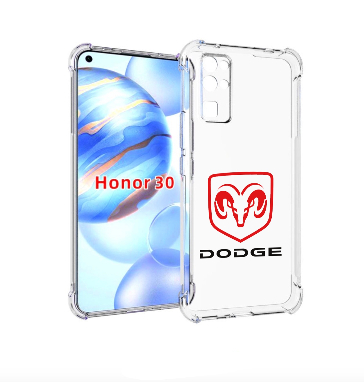 

Чехол бампер MyPads dodge-2 мужской для Honor 30 (BMH-AN10) прот, Прозрачный, Tocco