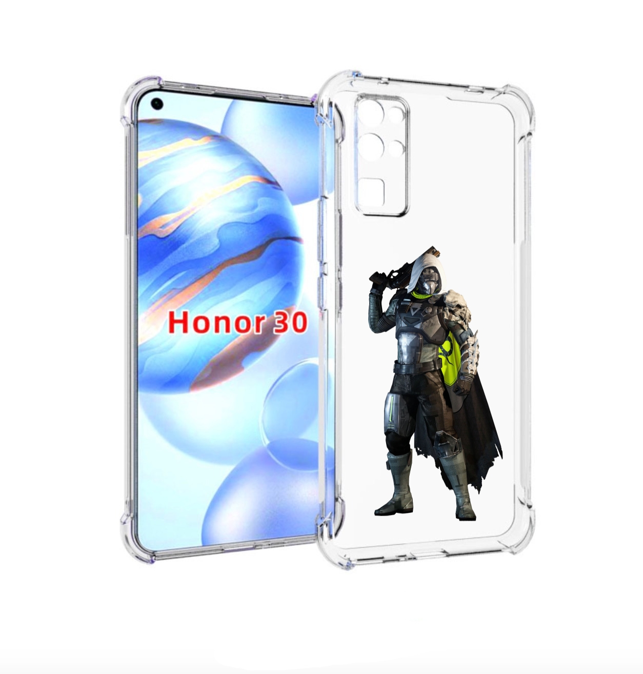 

Чехол бампер MyPads destiny-2-hunter для Honor 30 (BMH-AN10) про, Прозрачный, Tocco