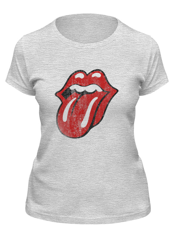 

Футболка женская Printio Rolling stones серая L, Серый, Rolling stones