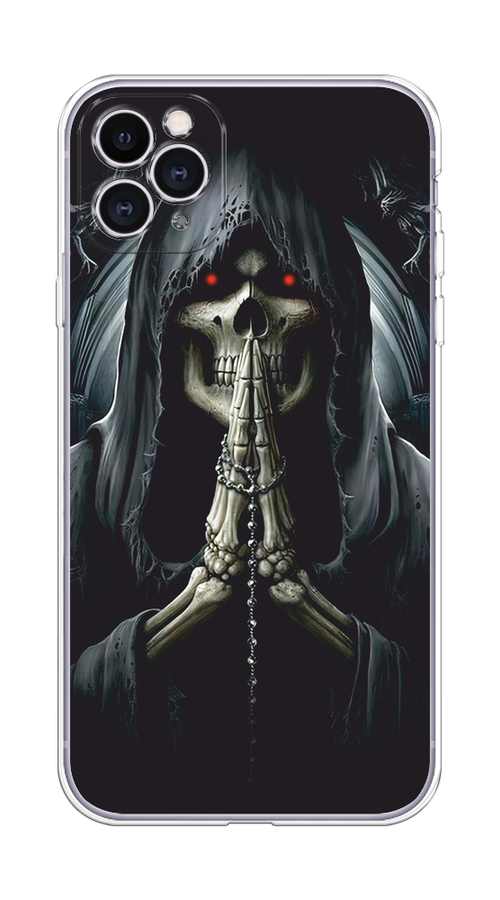 

Чехол на Apple iPhone 11 Pro Max "Молитва", Серый, 12250-1