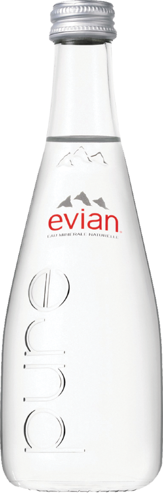 Вода минеральная Evian / Эвиан негазированная СТЕКЛО (0,33л*20шт)