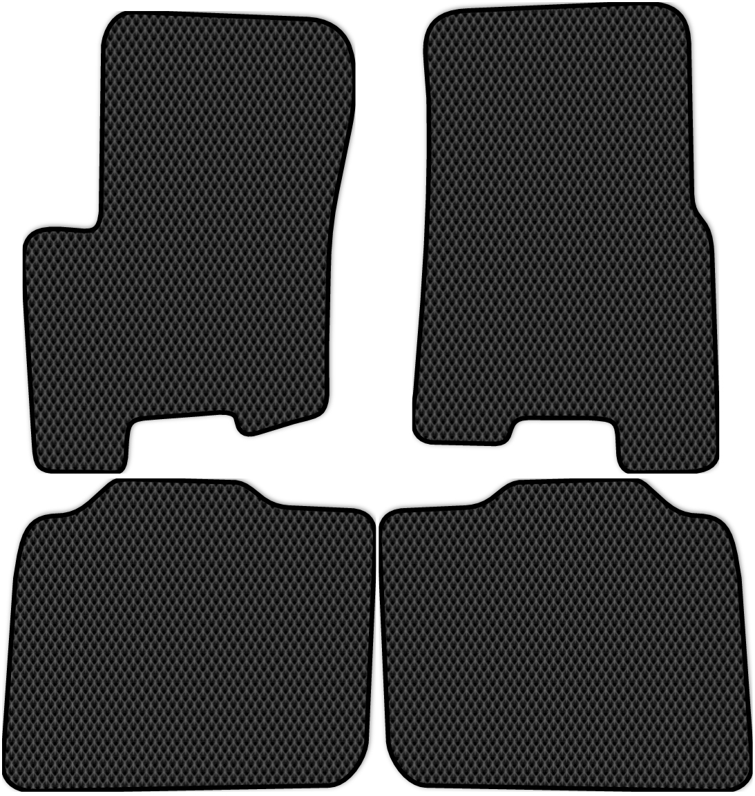 

Коврики ЭВА в салон для SsangYong Korando (CK) 2011 - 2013, 4 шт. черный, 4502-S4N-H