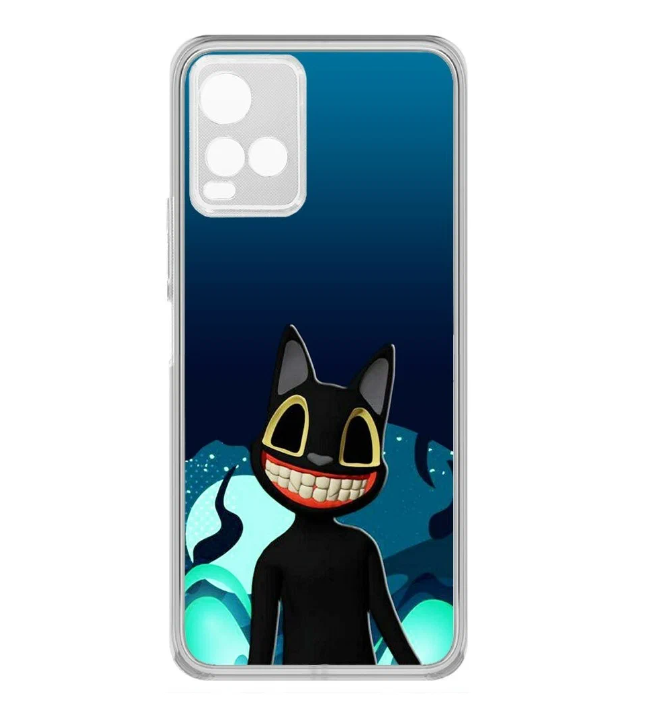 

Чехол-накладка Krutoff Clear Case Хаги Ваги - Картун Кэт для Vivo V21e