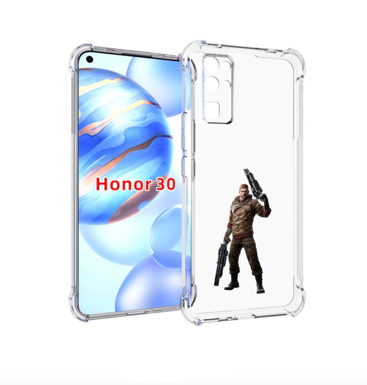 

Чехол бампер MyPads Wolfenstein для Honor 30 (BMH-AN10) противоу, Прозрачный, Tocco