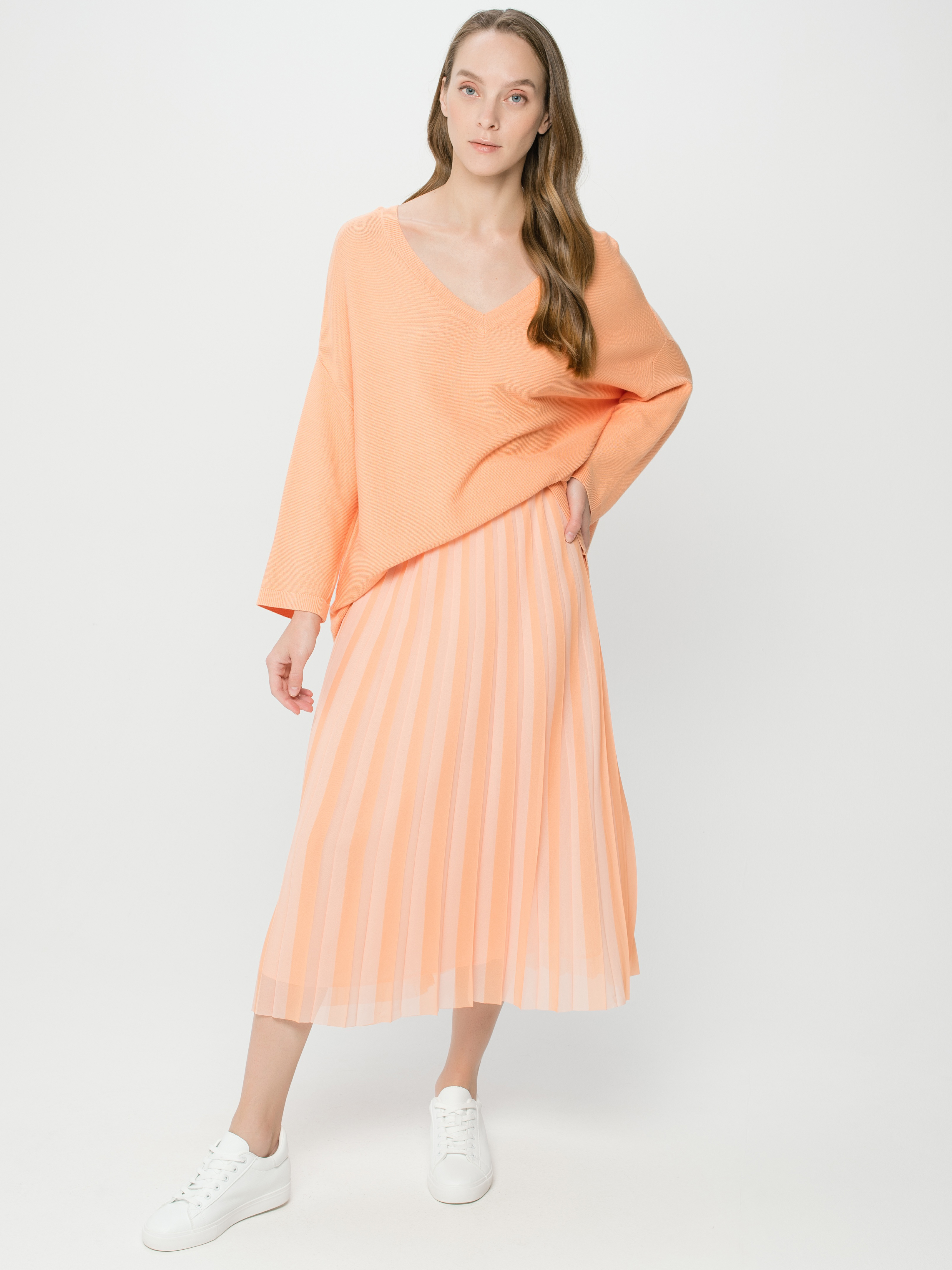 

Юбка женская Gerry Weber 710006-31270-6119 оранжевая 42, 710006-31270-6119