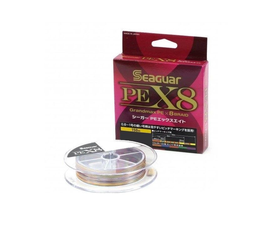 Seaguar Леска плетеная (шнур) SEAGUAR PE X8 (S8000  (150 м 0,104мм) )