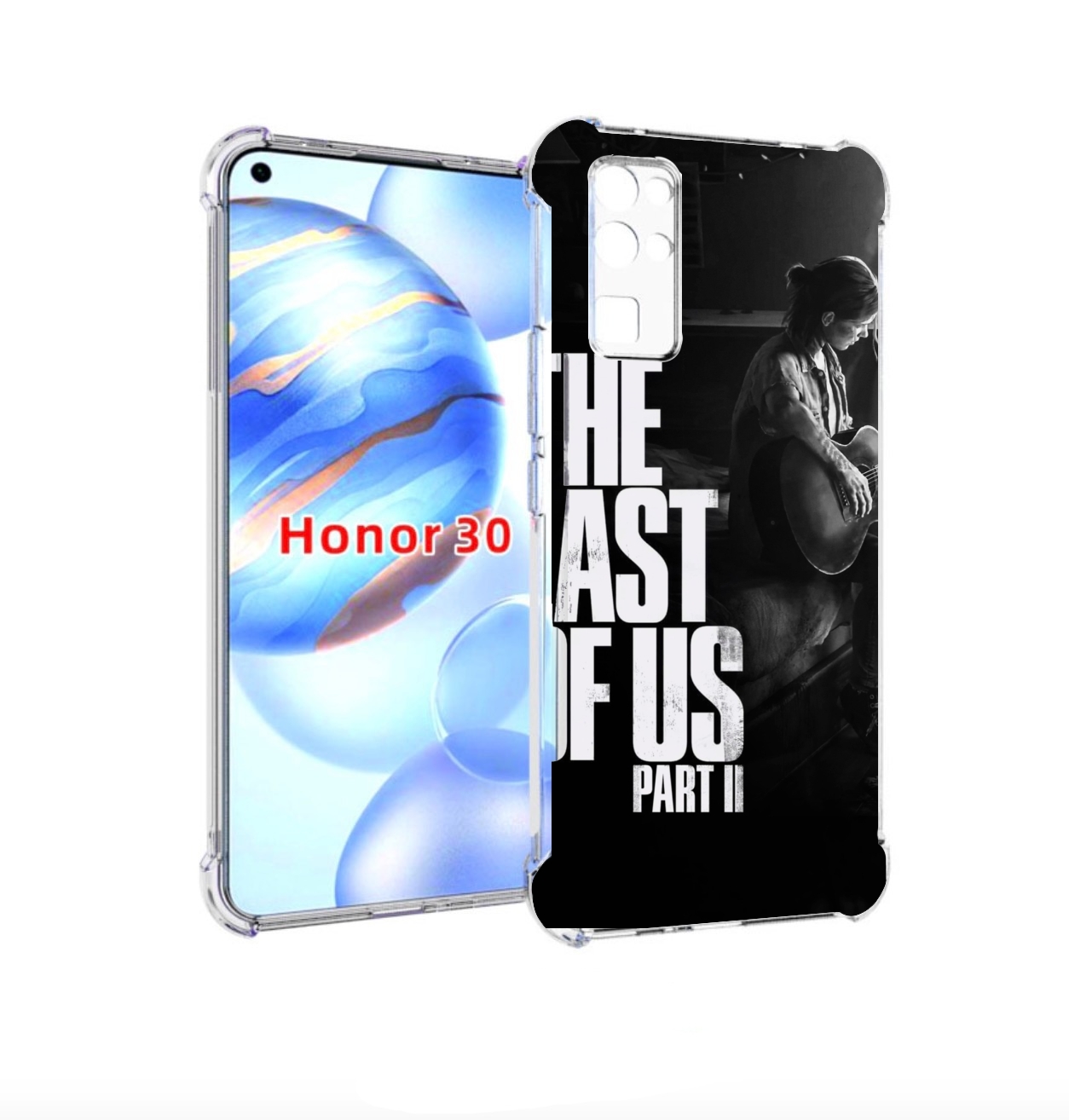 

Чехол бампер MyPads The Last of Us Part II Элли для Honor 30 (BM, Прозрачный, Tocco