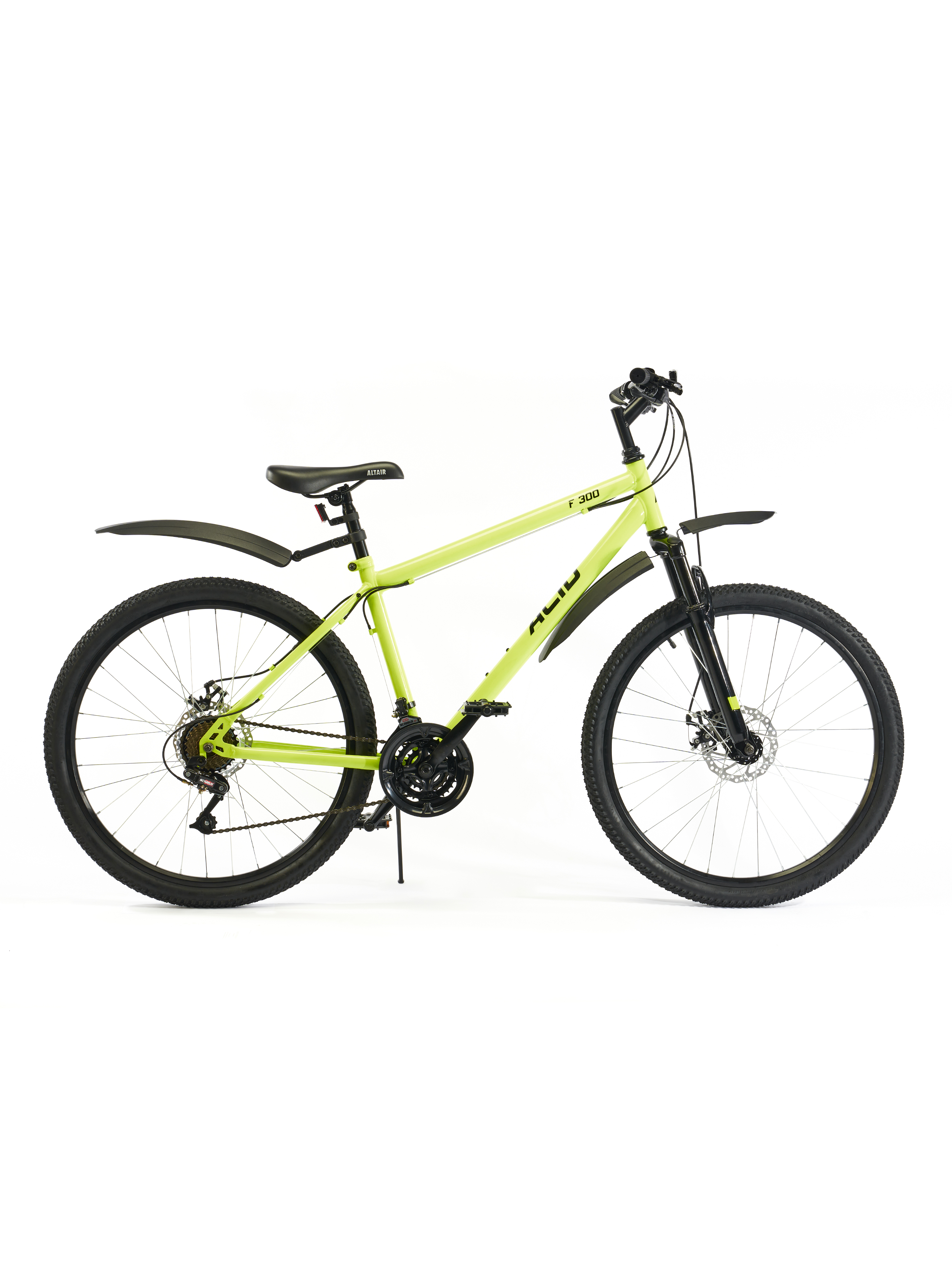 фото Велосипед горный 26" acid f 300 d ярко-зеленый/черный 2022 г 19" rbk22at26008 nobrand