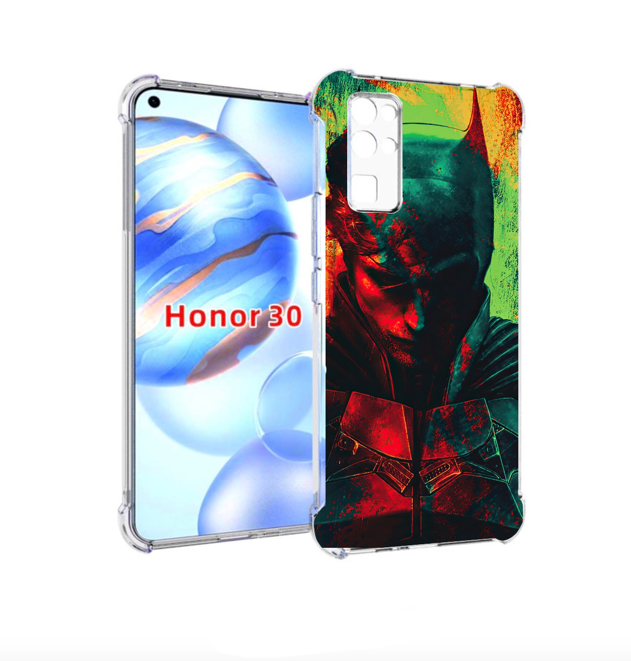 

Чехол бампер MyPads The Batman для Honor 30 (BMH-AN10) противоуд, Прозрачный, Tocco