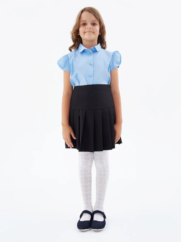 Блуза OVS для девочек, голубая, 7-8 лет, 1815286