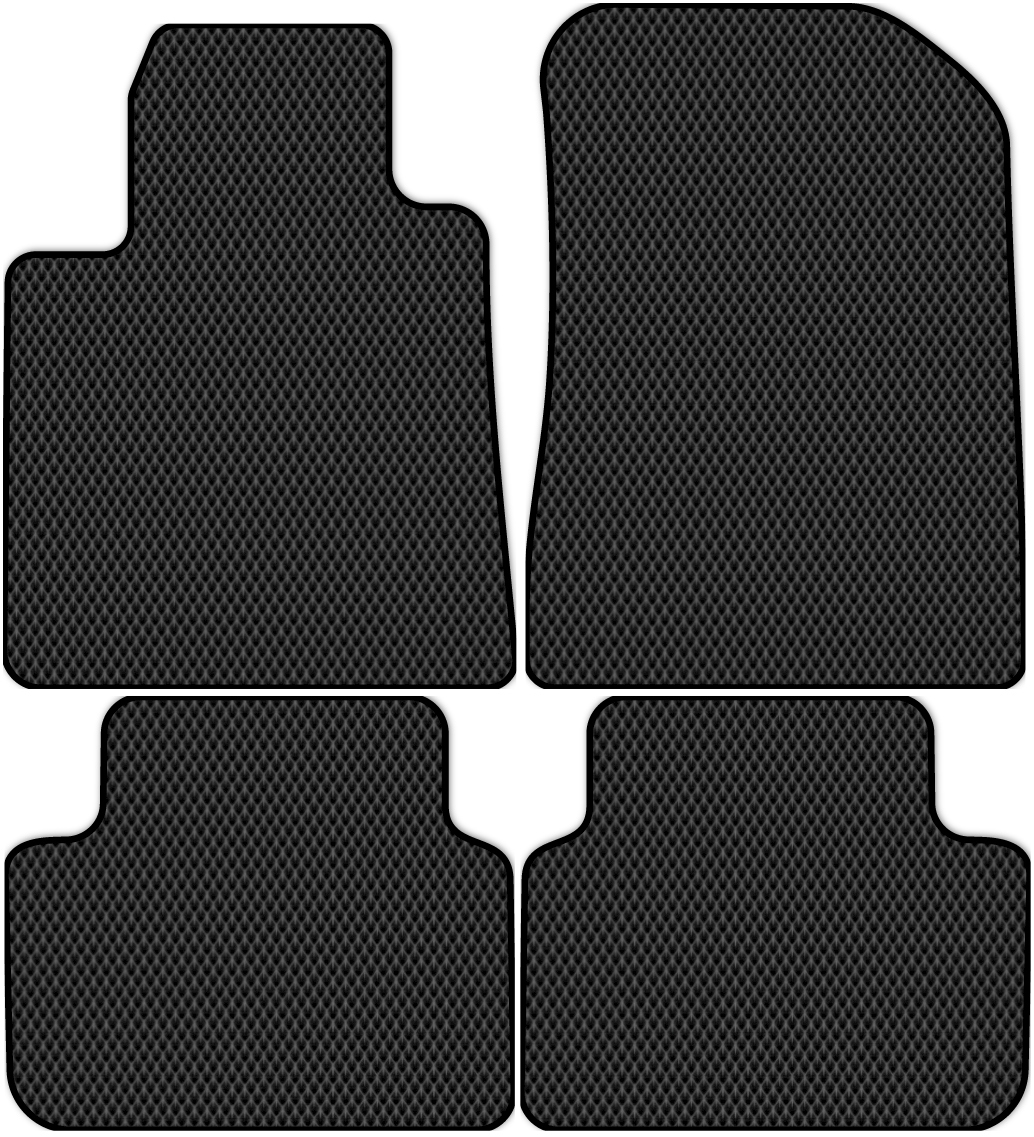 

Коврики ЭВА в салон для Renault Vel Satis (BJ0) 2001 - 2008, 4 шт. черный, 4140-S4N-H