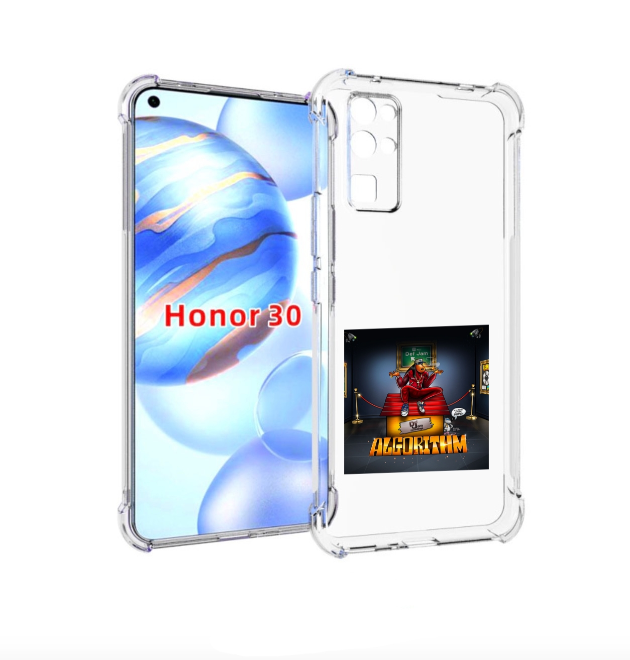 

Чехол Бампер Mypads Snoop Dogg Algorithm Для Honor 30 (Bmh-An10), Прозрачный, Tocco