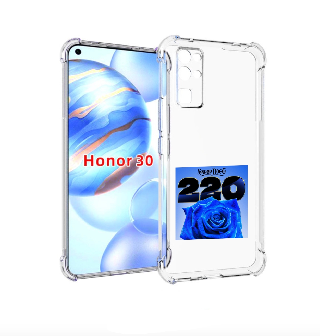 

Чехол Бампер Mypads Snoop Dogg 220 Для Honor 30 (Bmh-An10) Проти, Прозрачный, Tocco