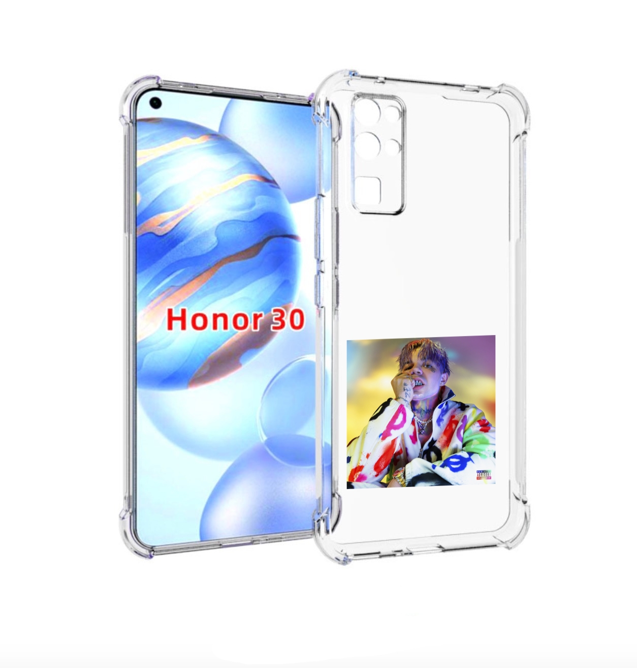 

Чехол бампер MyPads Sayonara Boy Oраl Элджей для Honor 30 (BMH-A, Прозрачный, Tocco