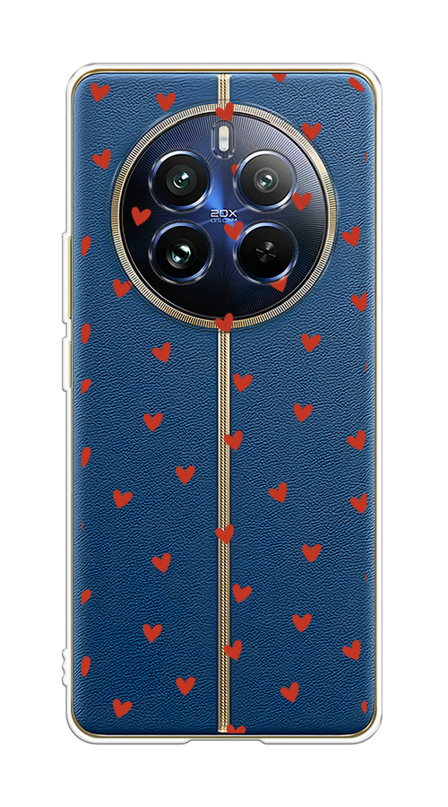 

Чехол на Realme 12 Pro/Realme 12 Pro Plus "Red hearts", Красный;прозрачный, 2516250-1