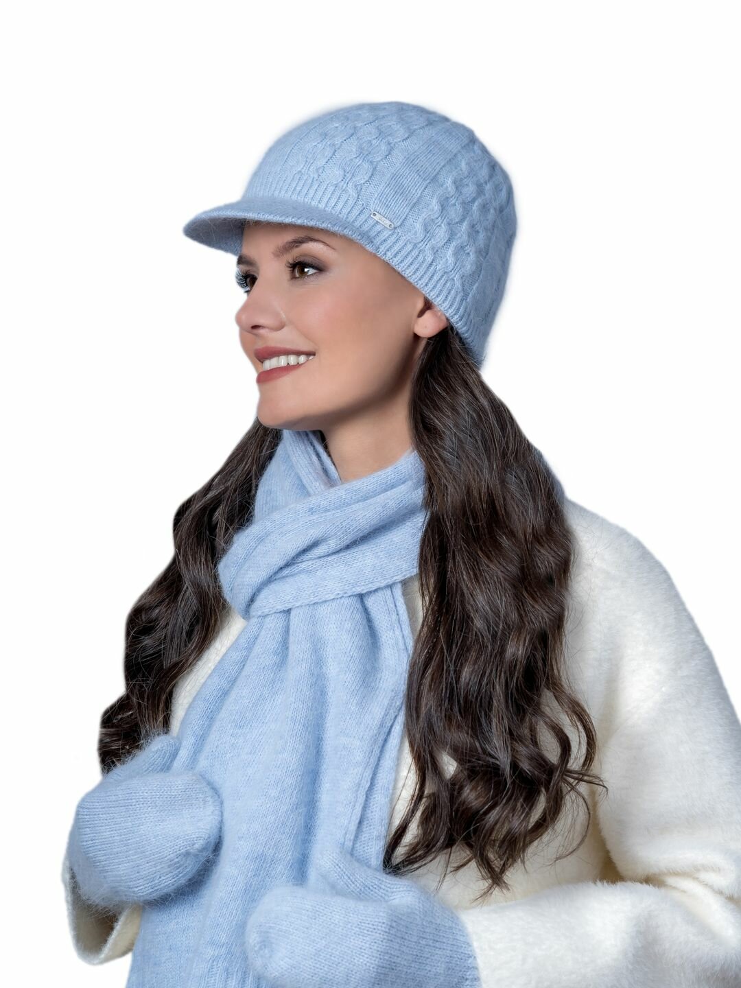 

Шапка женская Landre ЛУКИЯ 23 светло-голубая, р.56-59, Голубой, ЛУКИЯ