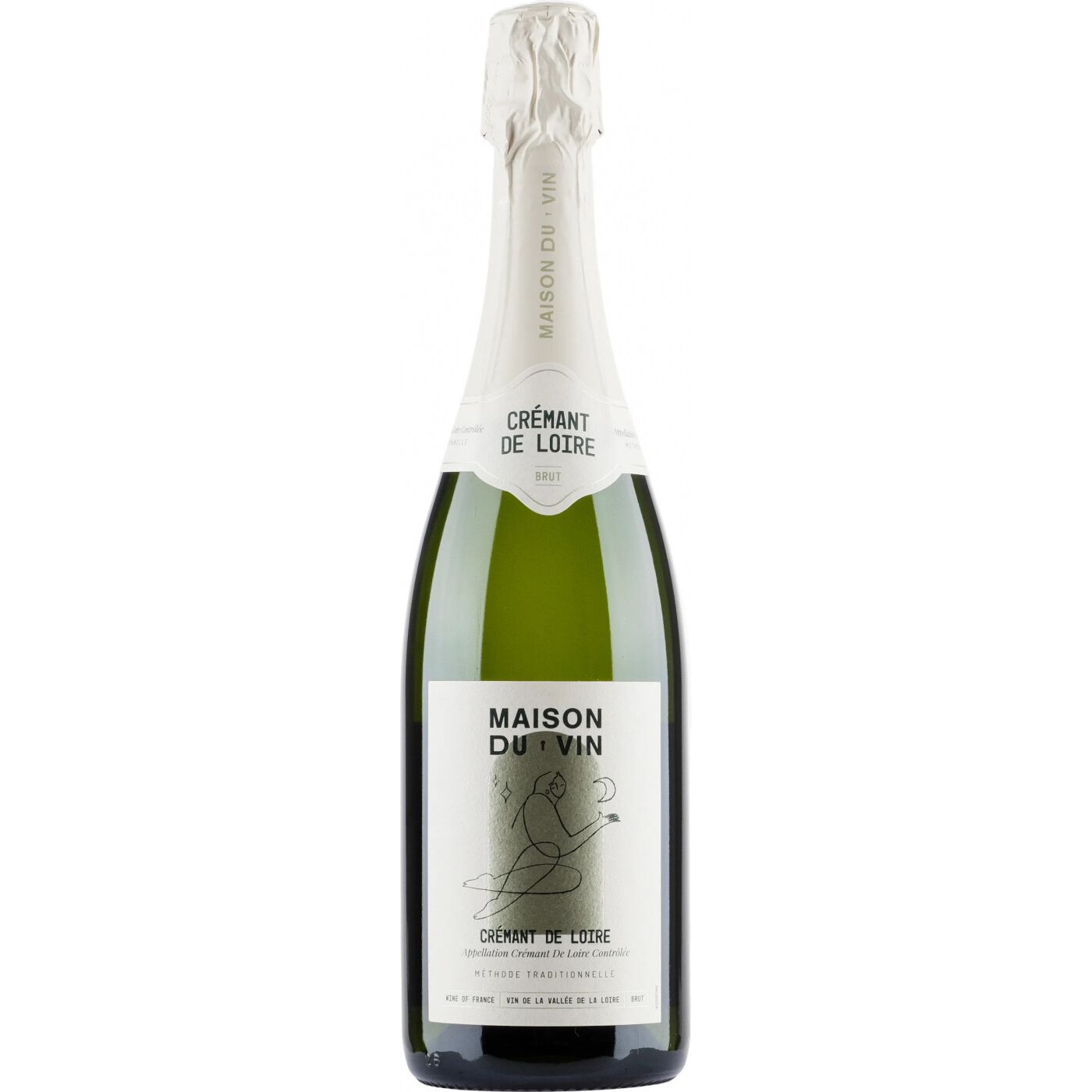 

Вино игристое Maison du Vin Cremant de Loire AOC белое брют 0,75 л