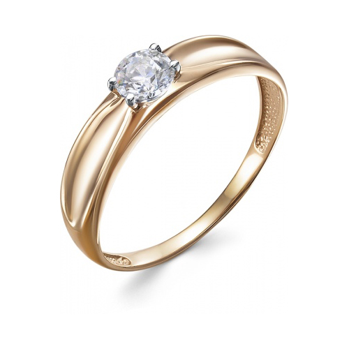 

Кольцо из красного золота с фианитом р. 15,5 Гранат 1.10.11.0831.00-3648, 1.10.11.0831.00-3648