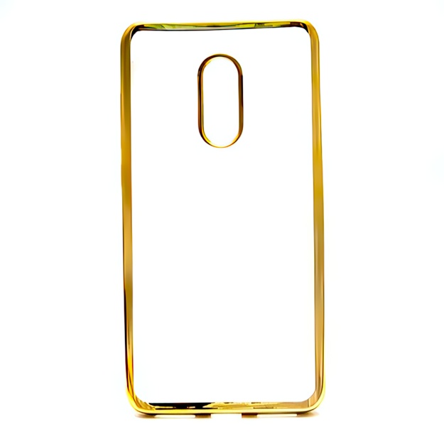 

Силиконовая накладка на телефон GECKO ДЛЯ XIAOMI REDMI NOTE 4 X, Прозрачный;золотистый