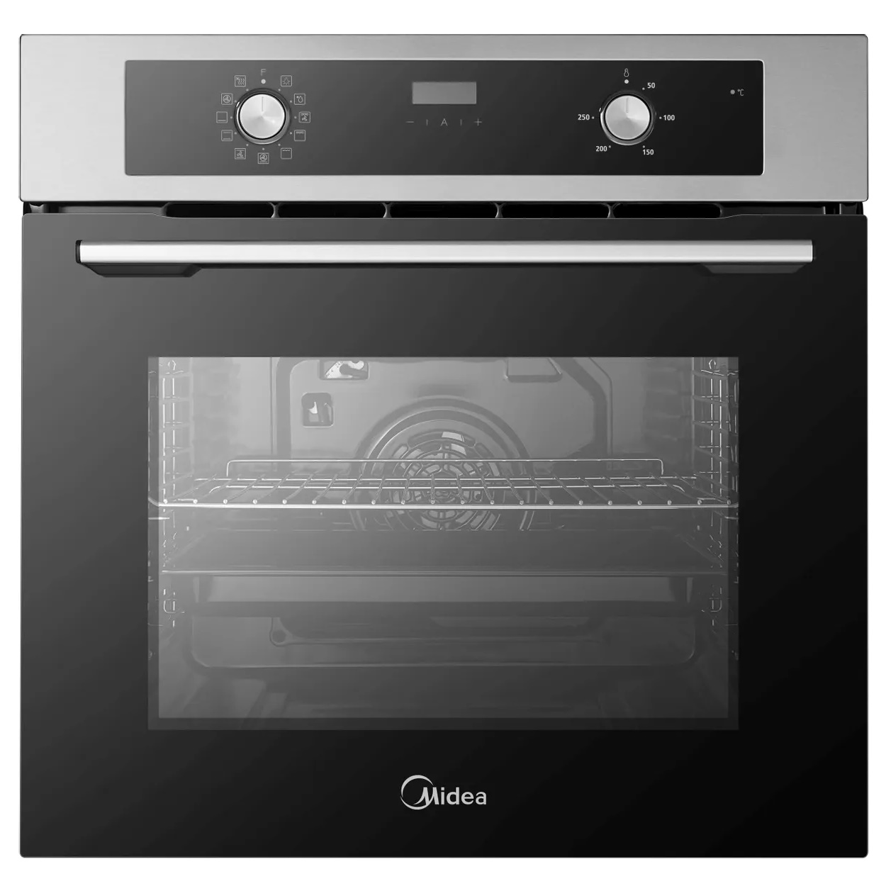 

Встраиваемый электрический духовой шкаф Midea MO69103X серебристый, черный, MO69103X