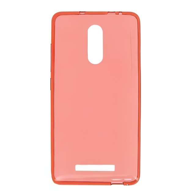 

Силиконовая накладка на телефон GECKO ДЛЯ XIAOMI REDMI NOTE 3/3, Прозрачный;красный