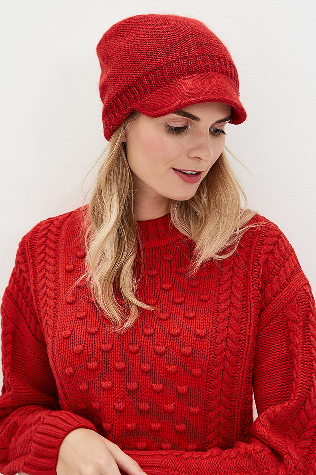

Шапка женская Baon B349561 red, р, Красный, B349561