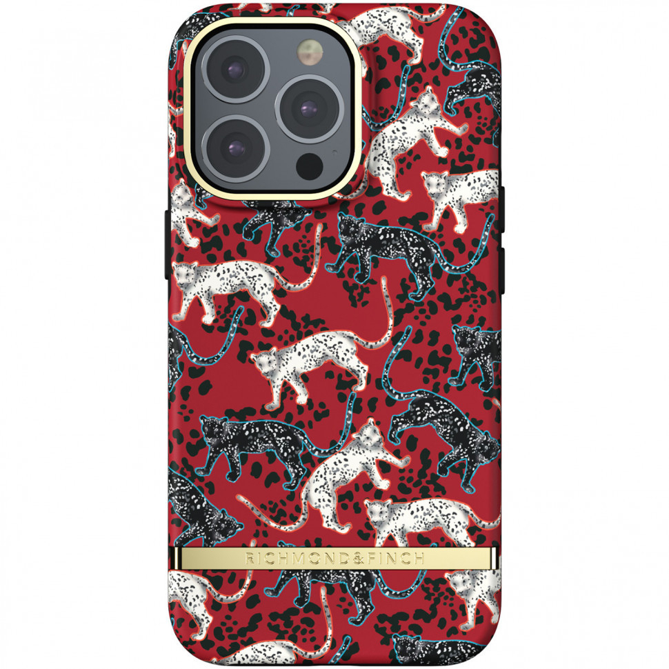 

Чехол Richmond & Finch для iPhone 13 Pro Samba Red Leopard (R48382), R4838