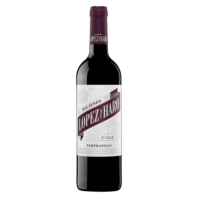 

Вино Hacienda Lopez de Haro Tempranillo Rioja DOCa 2020 красное сухое 0,75 л