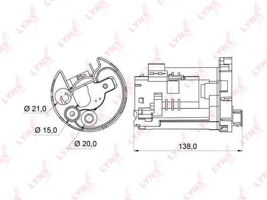 Фильтр Топливный Погружной Подходит Для Toyota Corolla(_E12_) 1.3-1.8 01/ Corolla(_E11_) 1