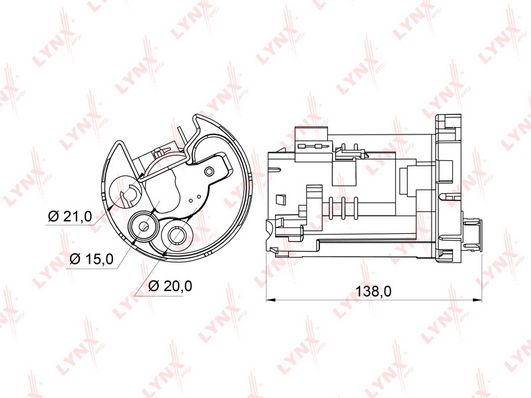 

Фильтр Топливный Погружной Подходит Для Toyota Corolla(_E12_) 1.3-1.8 01/ Corolla(_E11_) 1