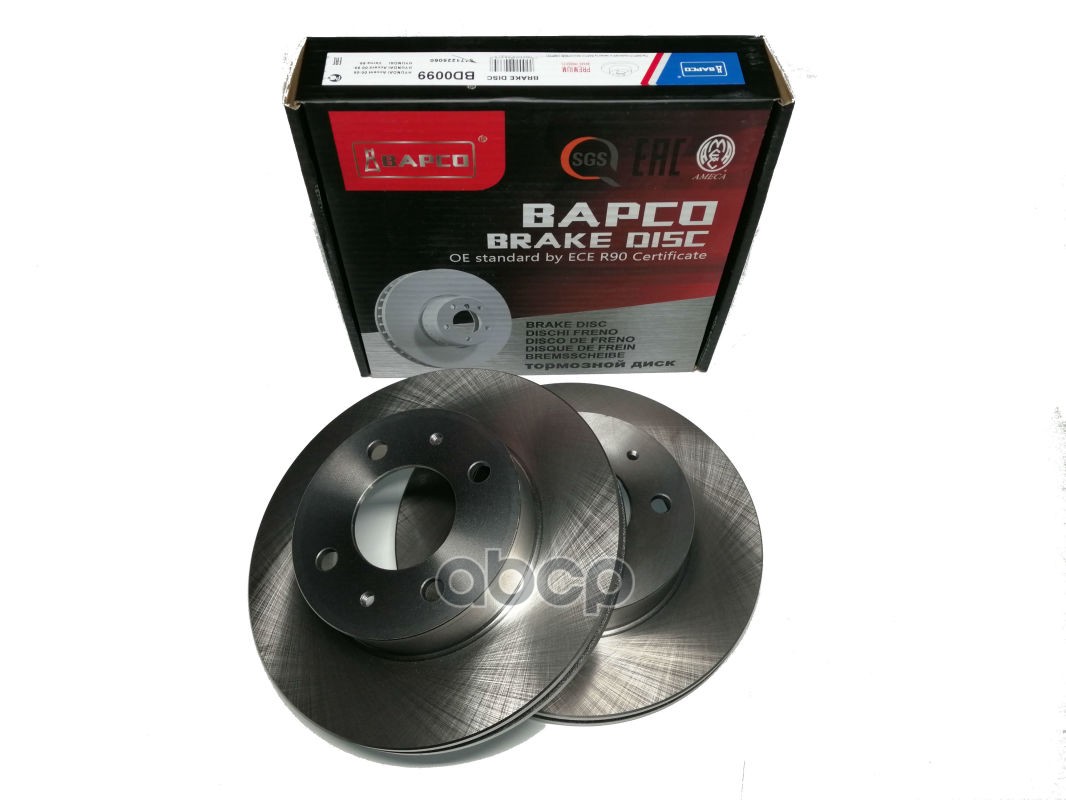 

Диск Тормозной Передний Вентилируемый BAPCO арт. BD0099