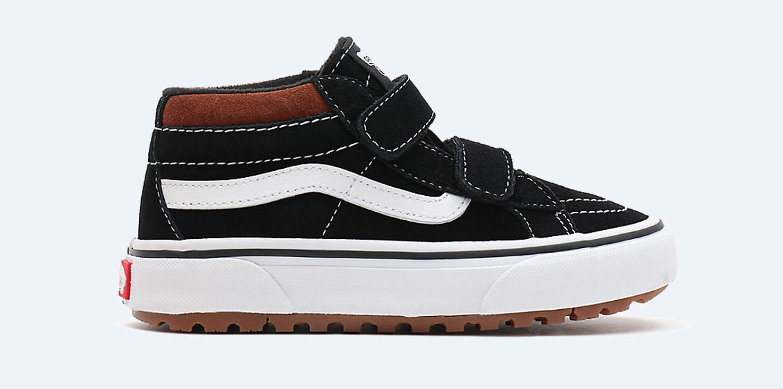 

Кеды детские Vans JN SK8-MID REISSUE V BLACK/TOR цв. черный р. 35, JN SK8-MID REISSUE V BLACK/TOR