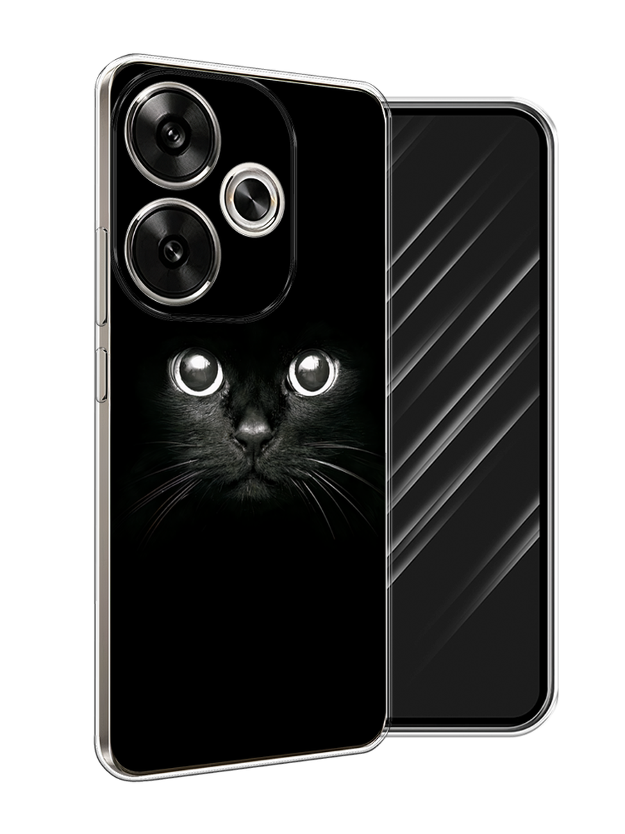 

Чехол Awog на Xiaomi Redmi Turbo 3 "Взгляд черной кошки", Черный;белый;серый, 322150-1