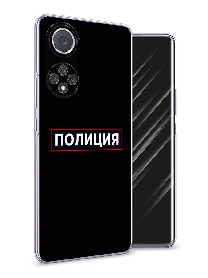 

Чехол Awog на Huawei Nova 9 "Police logo", Черный;белый;красный, 6106150-5