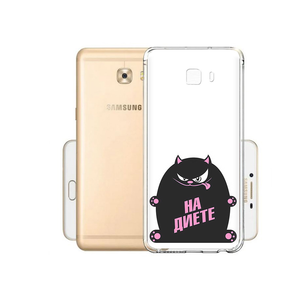 

Чехол MyPads Tocco для Samsung Galaxy C9 Pro на диете, Прозрачный, Tocco
