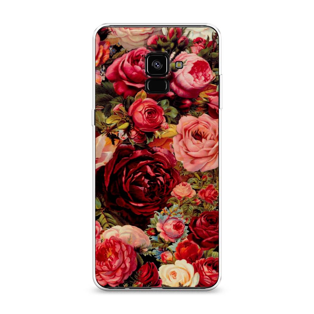 

Чехол Awog "Розы винтажные" для Samsung Galaxy A8 +, 25550-8