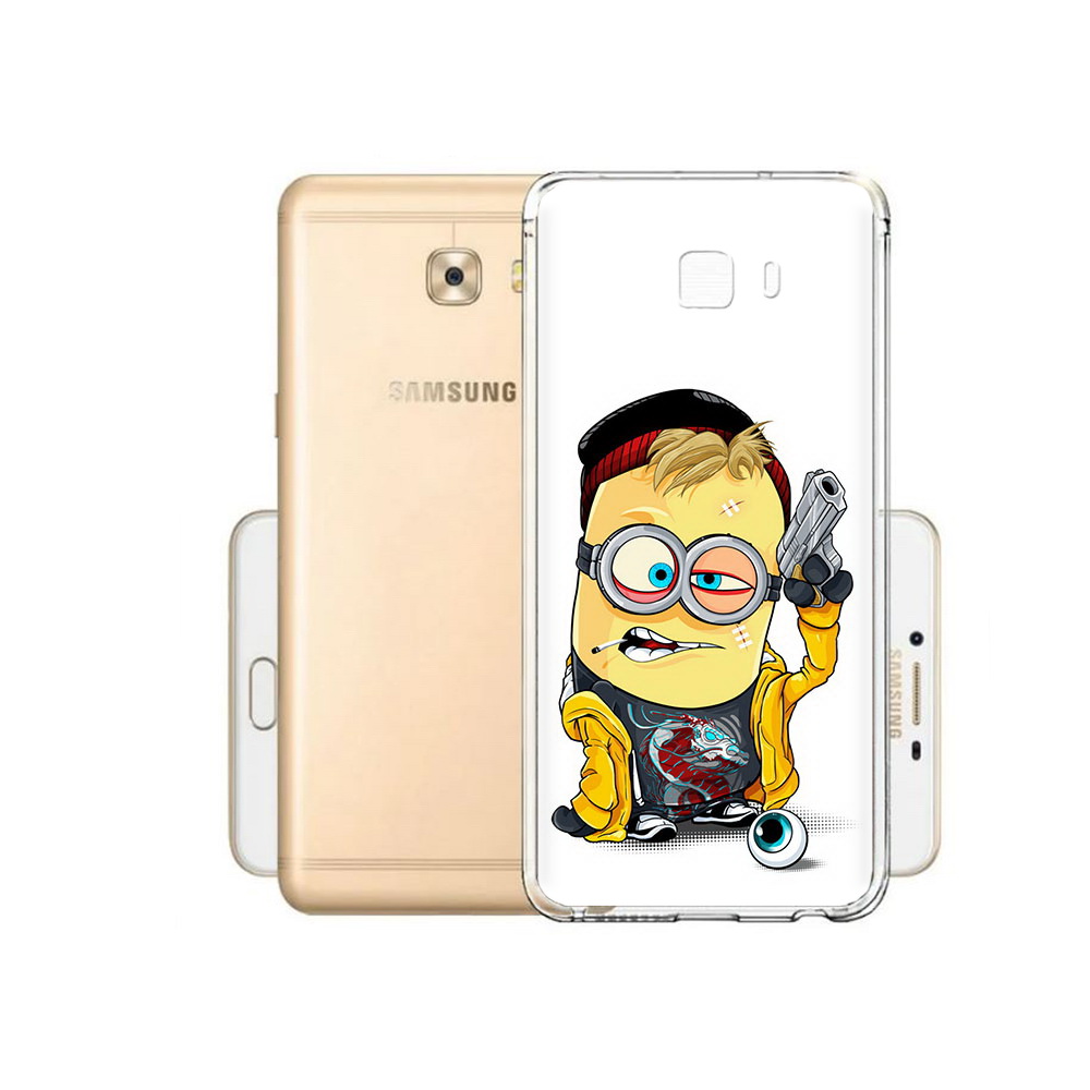 

Чехол MyPads Tocco для Samsung Galaxy C9 Pro миньон бандит, Прозрачный, Tocco