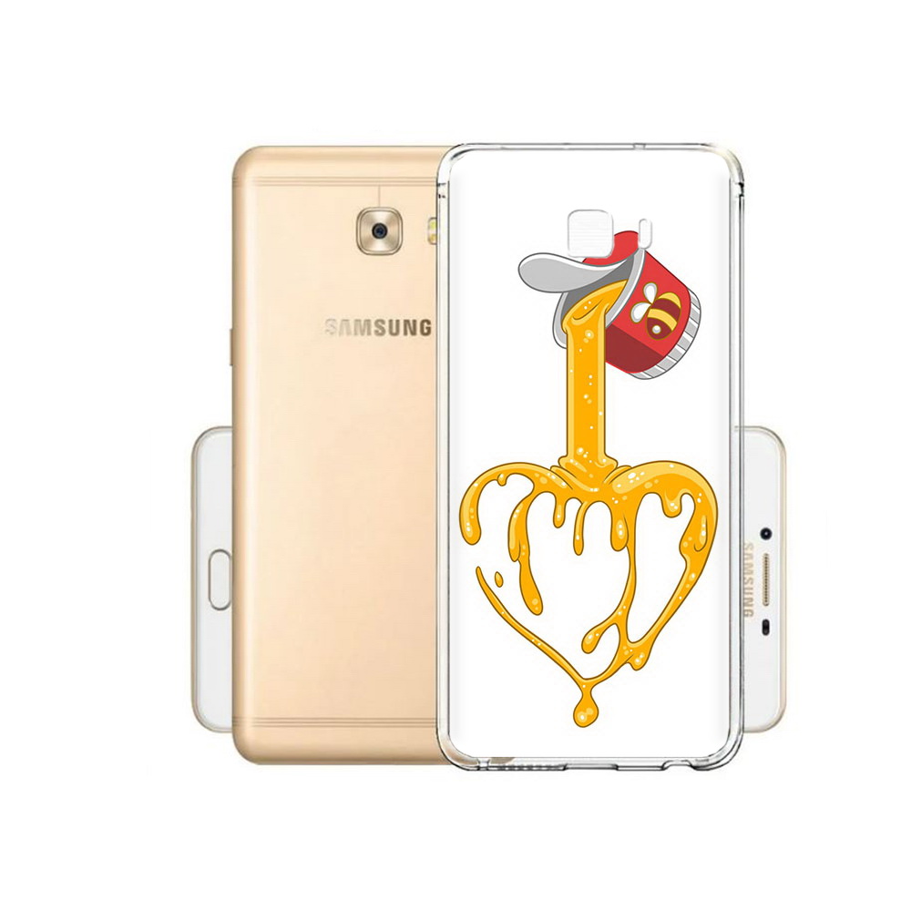 

Чехол MyPads Tocco для Samsung Galaxy C9 Pro медовое сердце, Прозрачный, Tocco