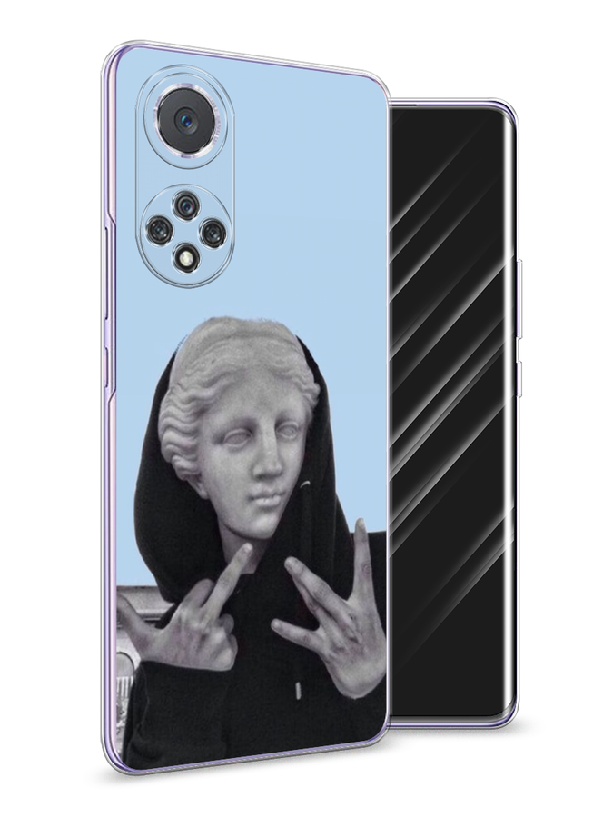 

Чехол Awog на Huawei Nova 9 "SWAG статуя", Голубой, 6106150-9