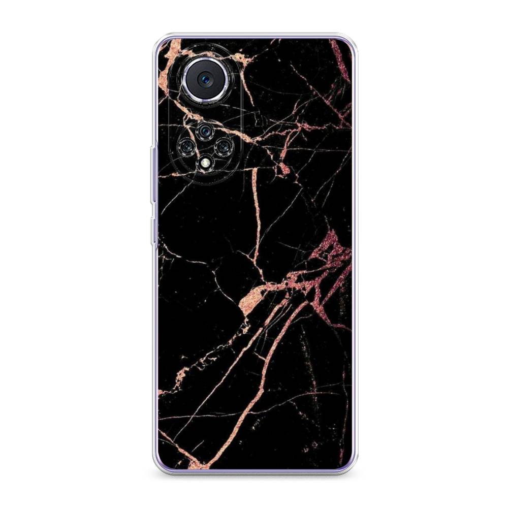 фото Чехол awog "мрамор розовое золото" для huawei nova 9