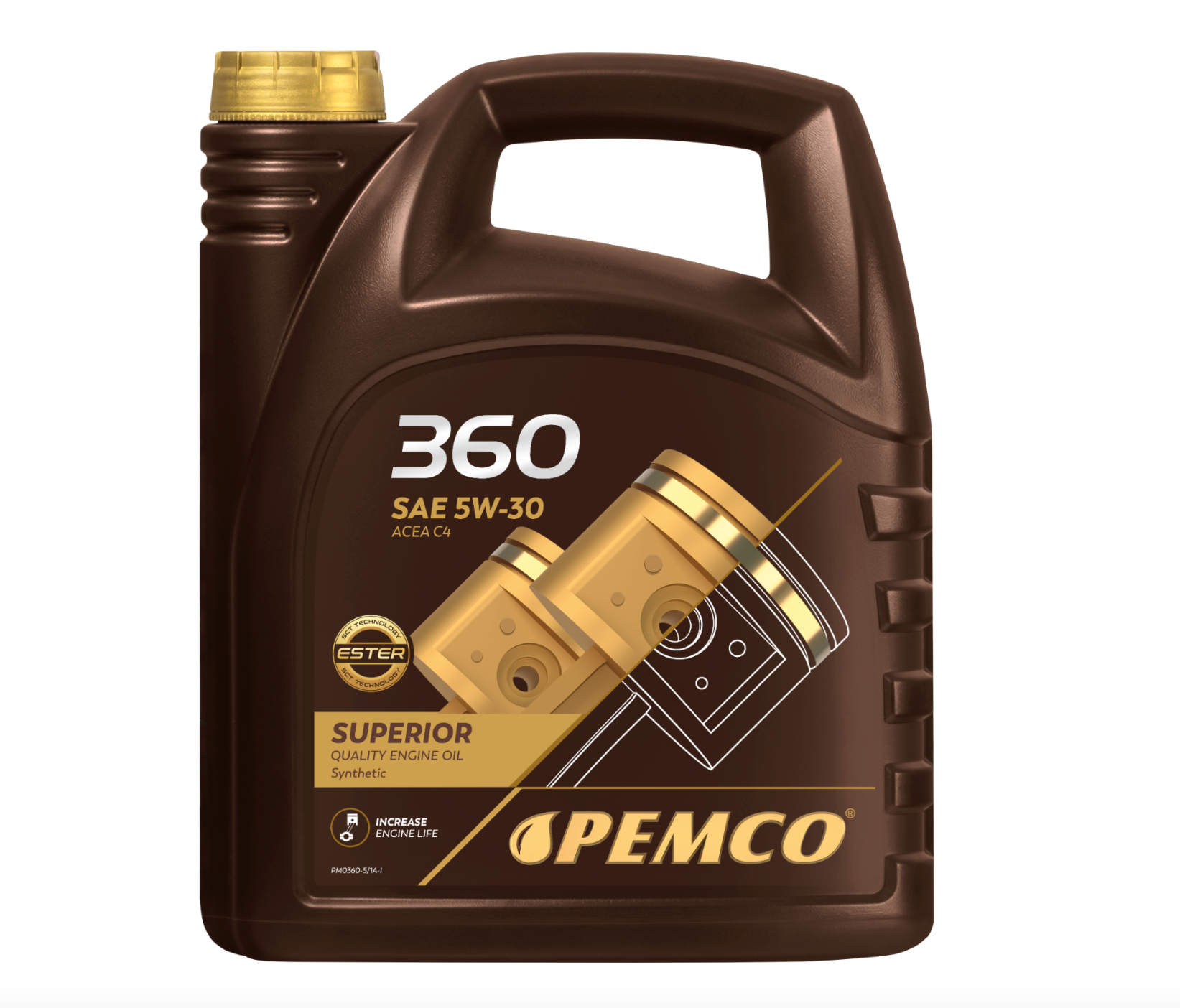 

Моторное масло PEMCO синтетическое 5W30 SN C4 5л