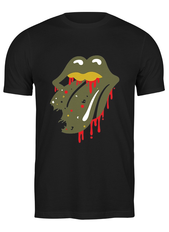 

Футболка мужская Printio Walking dead x rolling stones черная 3XL, Черный, Walking dead x rolling stones