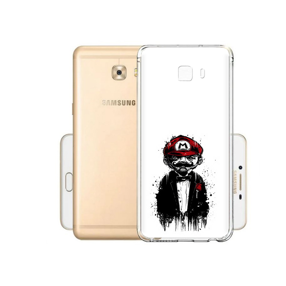 

Чехол MyPads Tocco для Samsung Galaxy C9 Pro марио, Прозрачный, Tocco